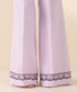 Unstitched Women's Embroidered Lawn Pink Three Piece Suit